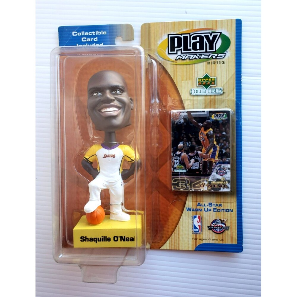VTG. 2001 Upper Deck Play Makers  SHAQUILLE O'NEAL BOBBLEHEAD Los Angeles Lakers
